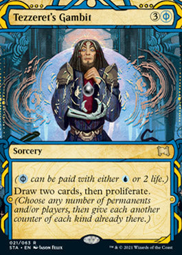 Tezzeret's Gambit (Foil Etched) [Strixhaven: Mystical Archive]