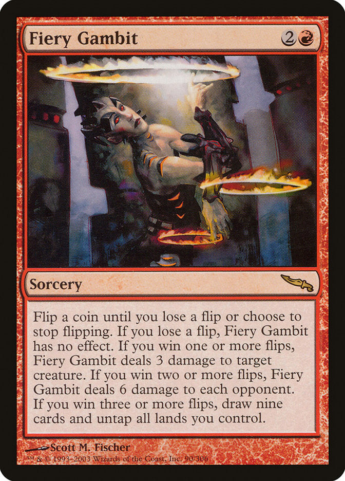 Fiery Gambit [Mirrodin]