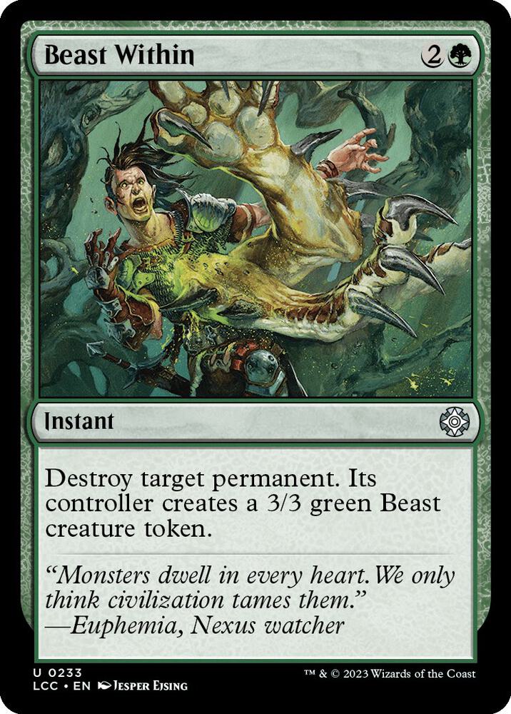 Beast Within [The Lost Caverns of Ixalan Commander]