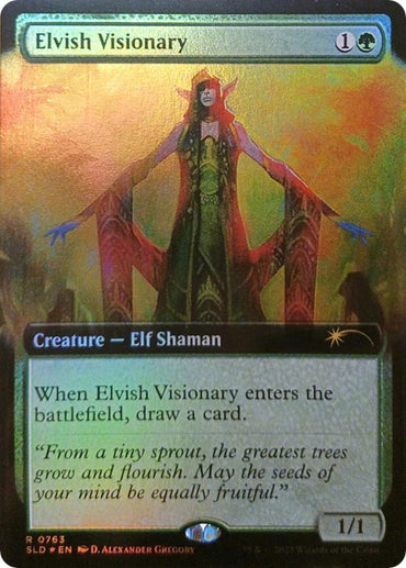 Elvish Visionary (Extended Art) [Secret Lair Drop Series]