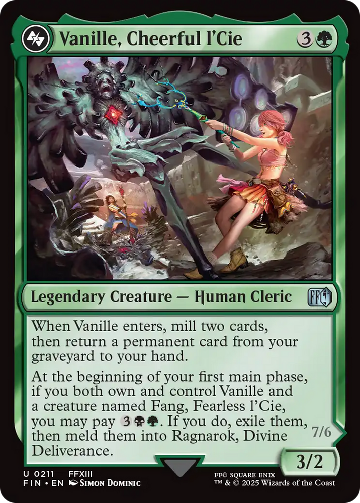 Vanille, Cheerful l'Cie // Ragnarok, Divine Deliverance [FINAL FANTASY