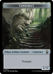 Construct (Ripple Foil) // Myr Double-Sided Token [Modern Horizons 3 Commander Tokens]