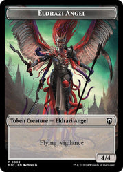 Eldrazi Angel (Ripple Foil) // Copy Double-Sided Token [Modern Horizons 3 Commander Tokens]