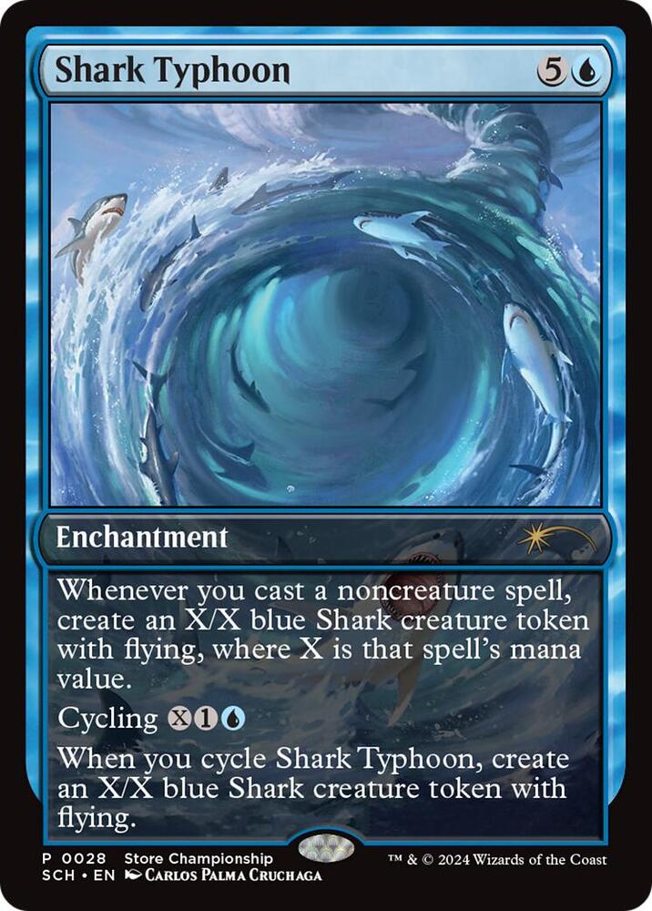 Shark Typhoon (Store Championship Top 8) [Bloomburrow Promos]