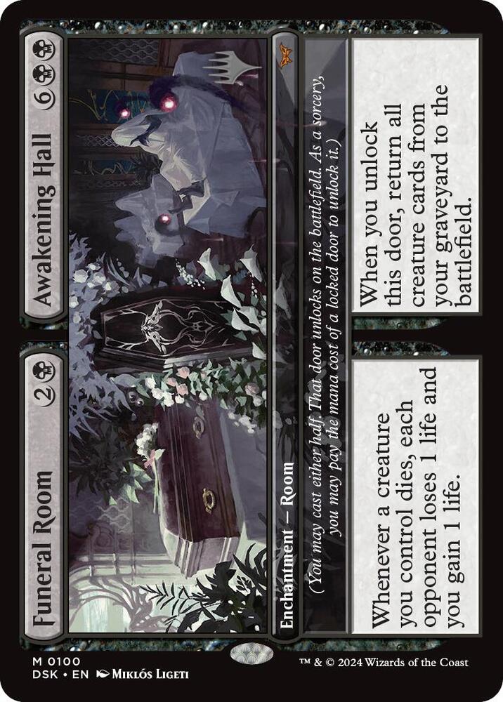 Funeral Room // Awakening Hall (Promo Pack) [Duskmourn: House of Horror Promos]