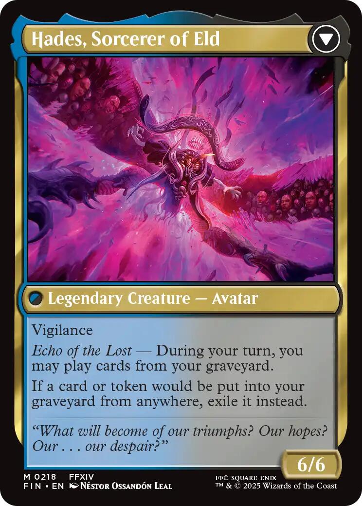 final fantasy mtg emet selch Emet-Selch, Unsundered // Hades, Sorcerer of Eld [FINAL FANTASY]