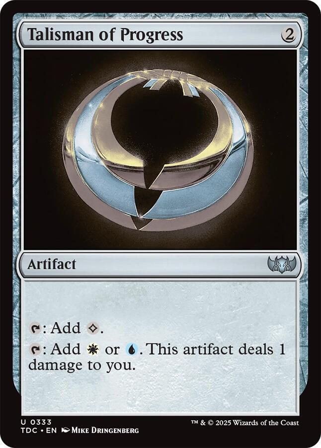 Talisman of Progress [Tarkir: Dragonstorm Commander]
