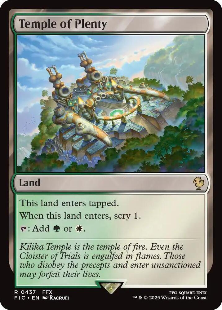 Temple of Plenty [FINAL FANTASY Commander]