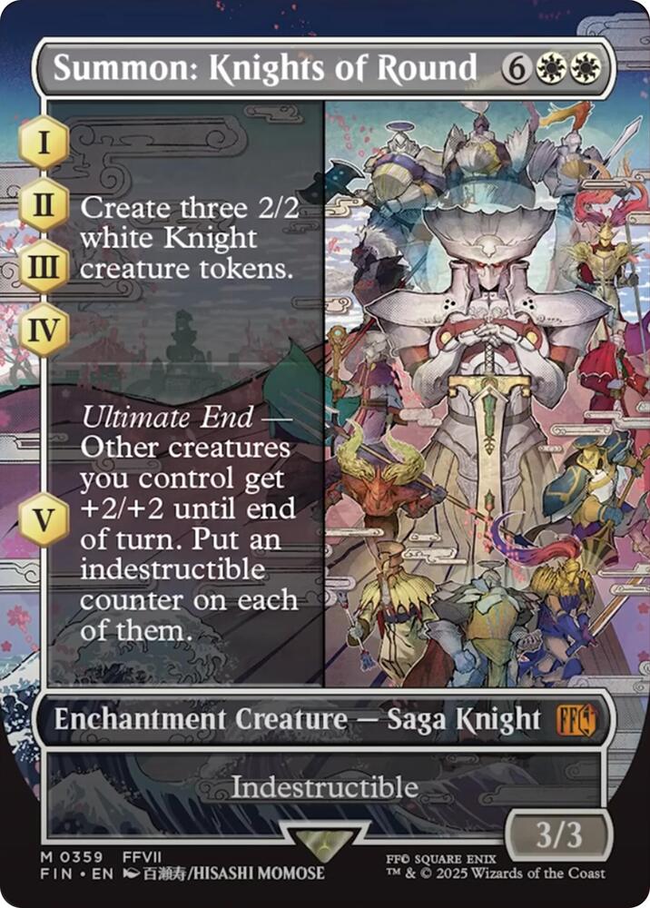 Summon: Knights of Round (Borderless) [FINAL FANTASY]