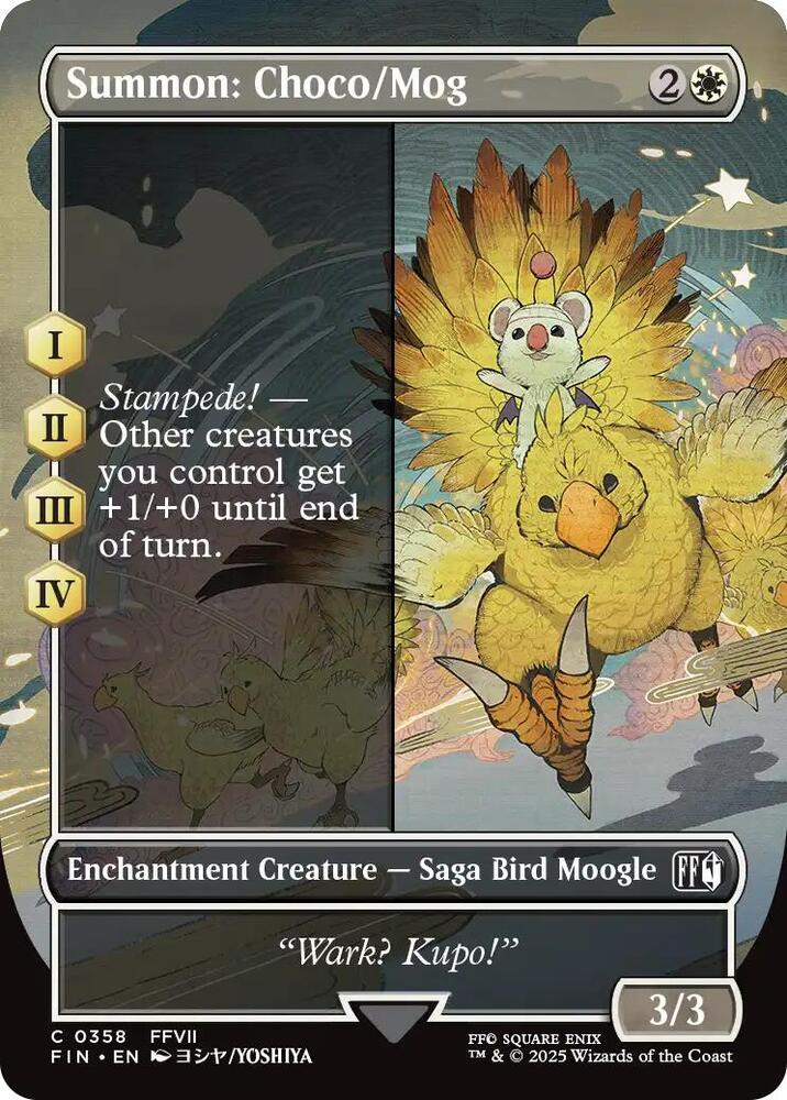 Summon: Choco/Mog (Borderless) [FINAL FANTASY]