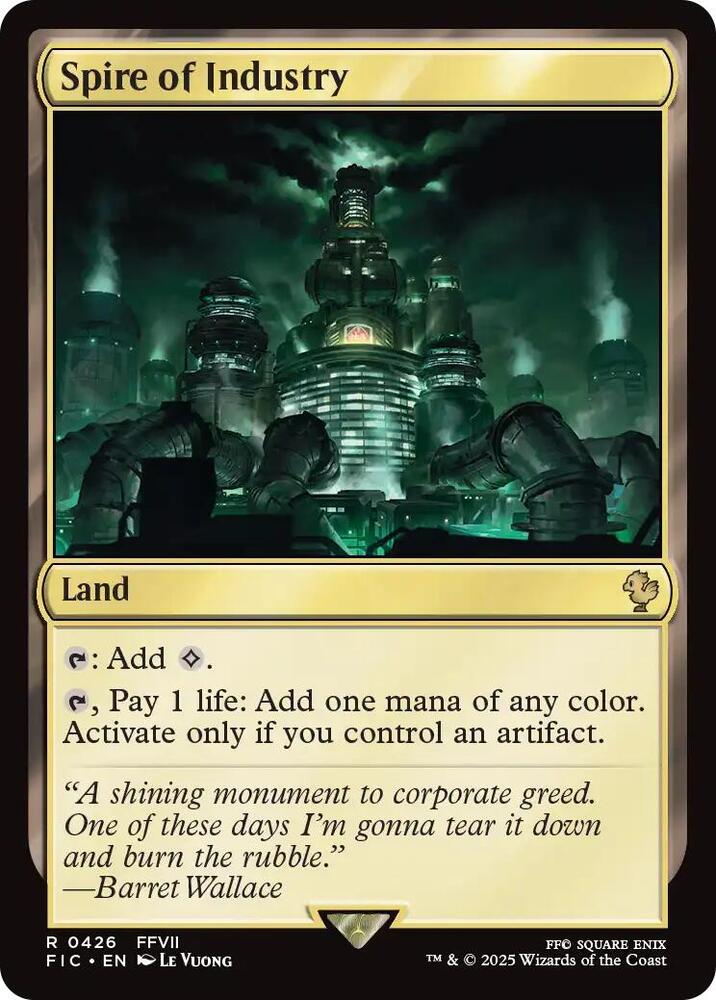 Spire of Industry (Surge Foil) [FINAL FANTASY Commander]