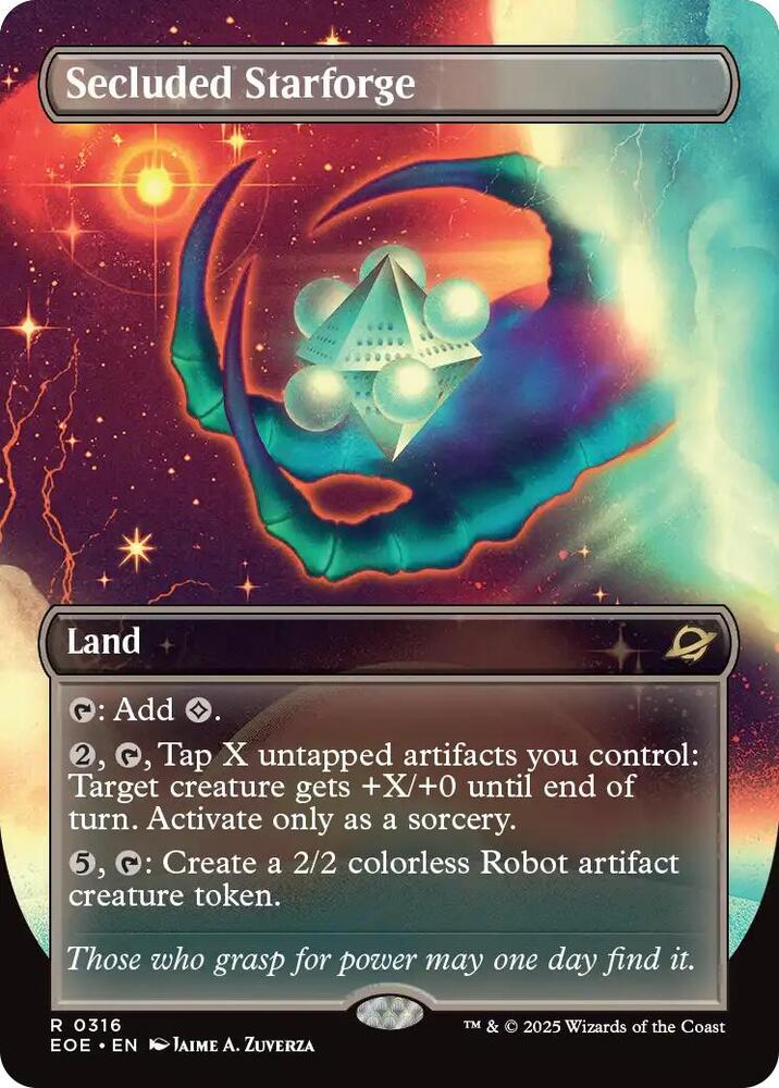 Secluded Starforge (Borderless) [Edge of Eternities]