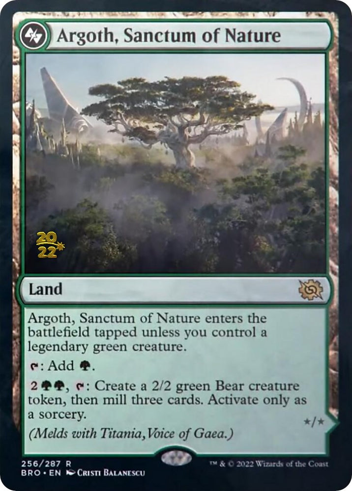 Argoth, Sanctum of Nature [The Brothers' War Prerelease Promos]