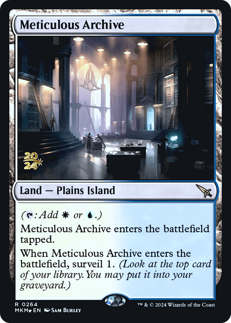 Meticulous Archive [Murders at Karlov Manor Prerelease Promos]