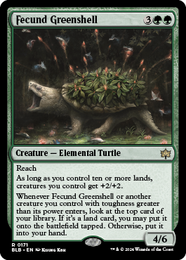 Fecund Greenshell [Bloomburrow]