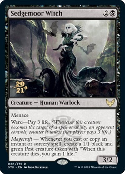 Sedgemoor Witch [Strixhaven: School of Mages Prerelease Promos]