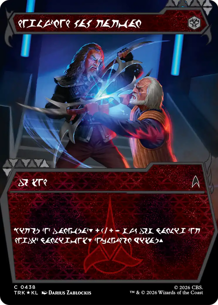 A Good Day to Die (Showcase) (Klingon) [Star Trek]