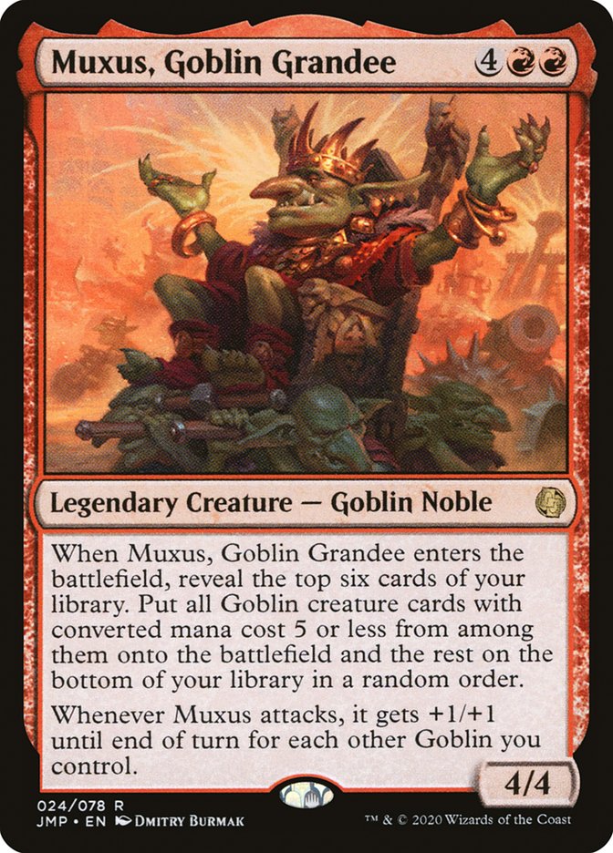 Muxus, Goblin Grandee [Jumpstart]