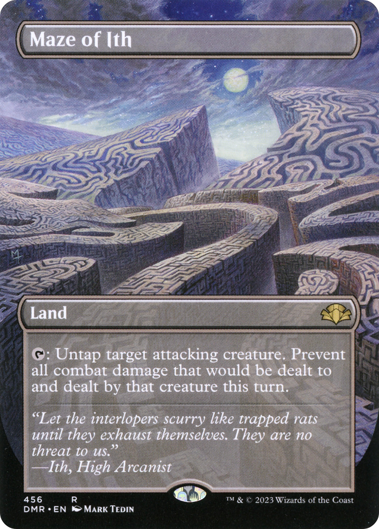 Maze of Ith (Borderless Alternate Art) [Dominaria Remastered]