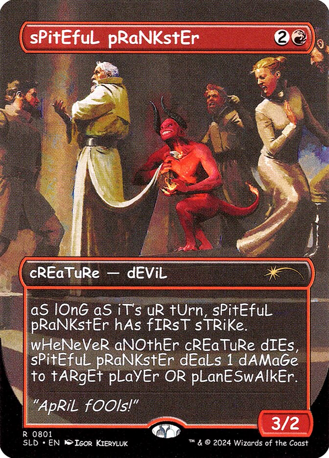 sPitEfuL pRaNKstEr (Rainbow Foil) [Secret Lair Drop Series]